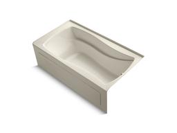 Kohler Mariposa 66'' x 36'' alcove bath, right drain - White - image 2