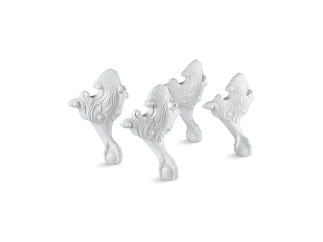 Kohler Iron Works HistoricE ball-and-claw feet - White