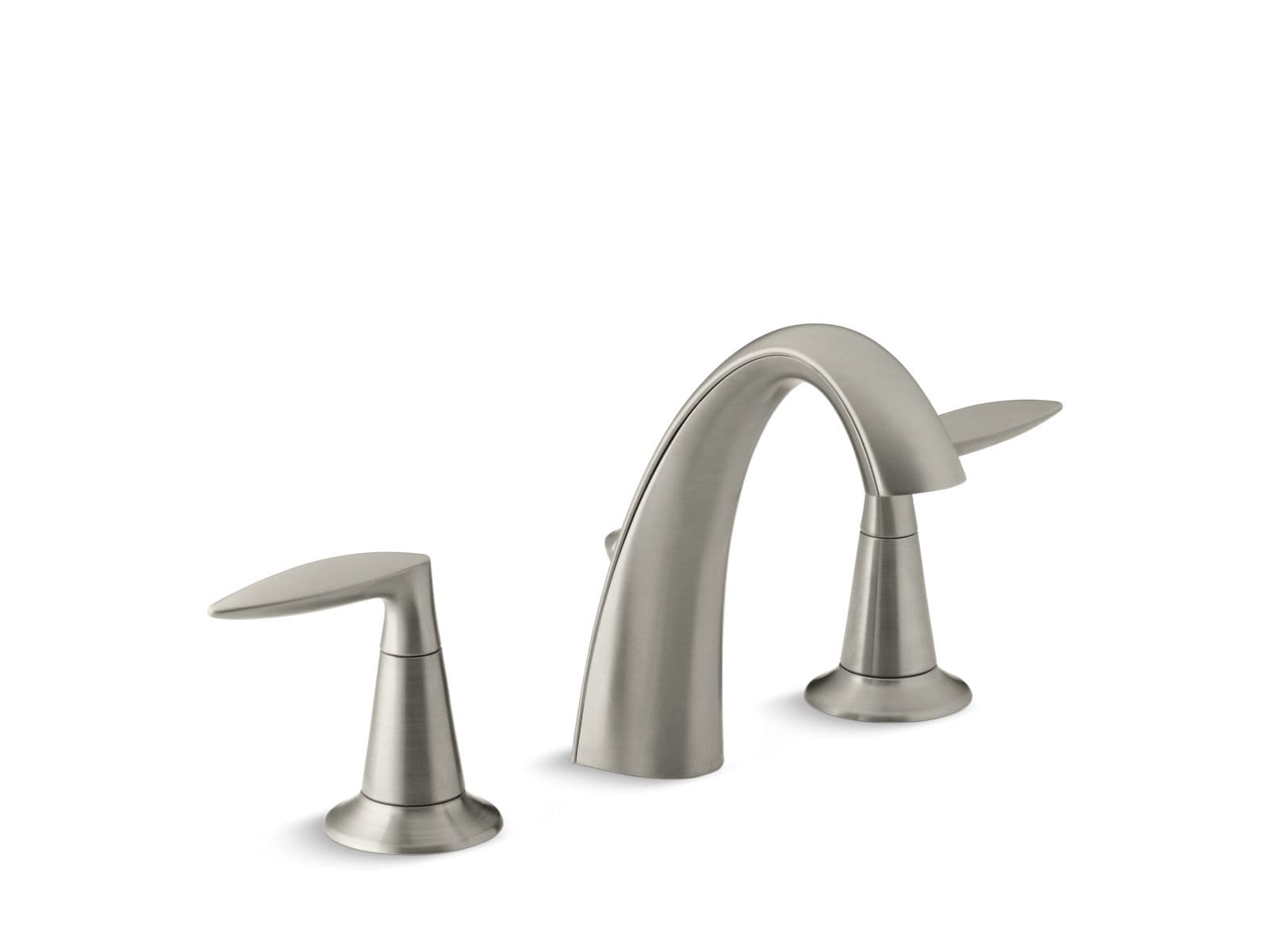 Kohler | Alteo | Widespread Bathroom Sink Faucet - Vibrant Brushed Nickel by Kohler