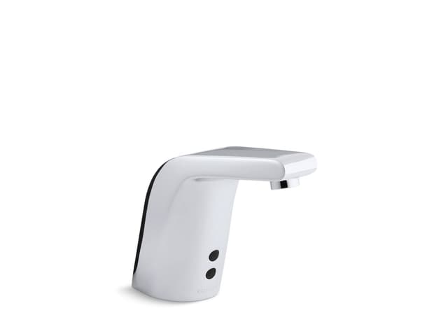 Kohler Sculpted Touchless single-hole lavatory faucet with InsightE sensor technology, AC-powered, 0.5 gpm - Polished Chrome