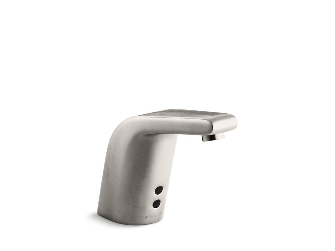 Kohler Sculpted Touchless AC-powered Deck-mount Faucet - Vibrant Stainless by Kohler