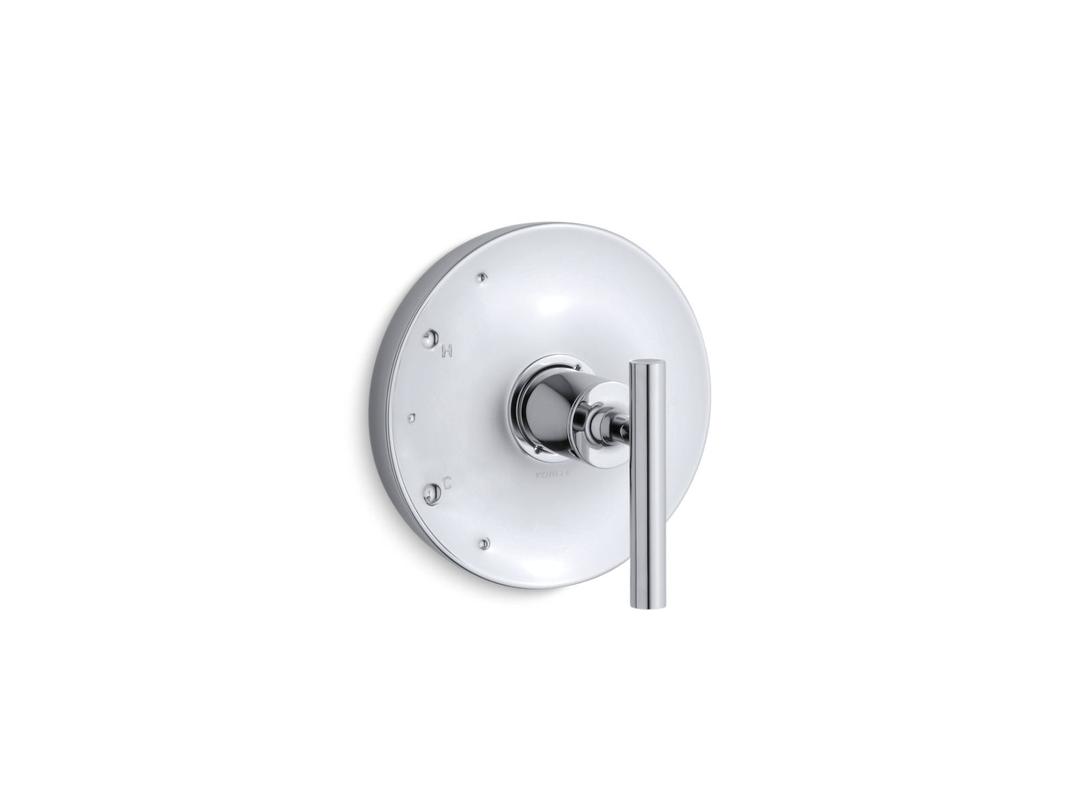Kohler Purist Rite-Temp valve trim with lever handle - Polished Chrome by Kohler
