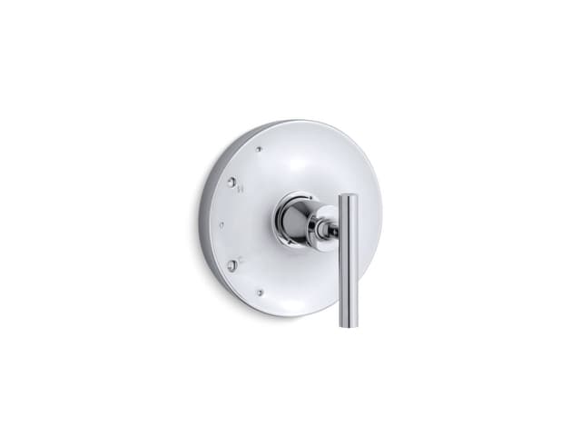 Kohler Purist Rite-Temp valve trim with lever handle - Polished Chrome