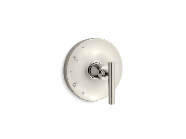 Kohler Purist Rite-Temp valve trim with lever handle - Vibrant Polished Nickel