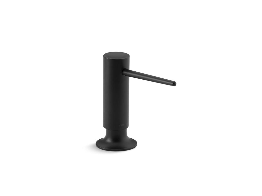 Kohler Contemporary design soap/lotion dispenser - Matte Black by Kohler