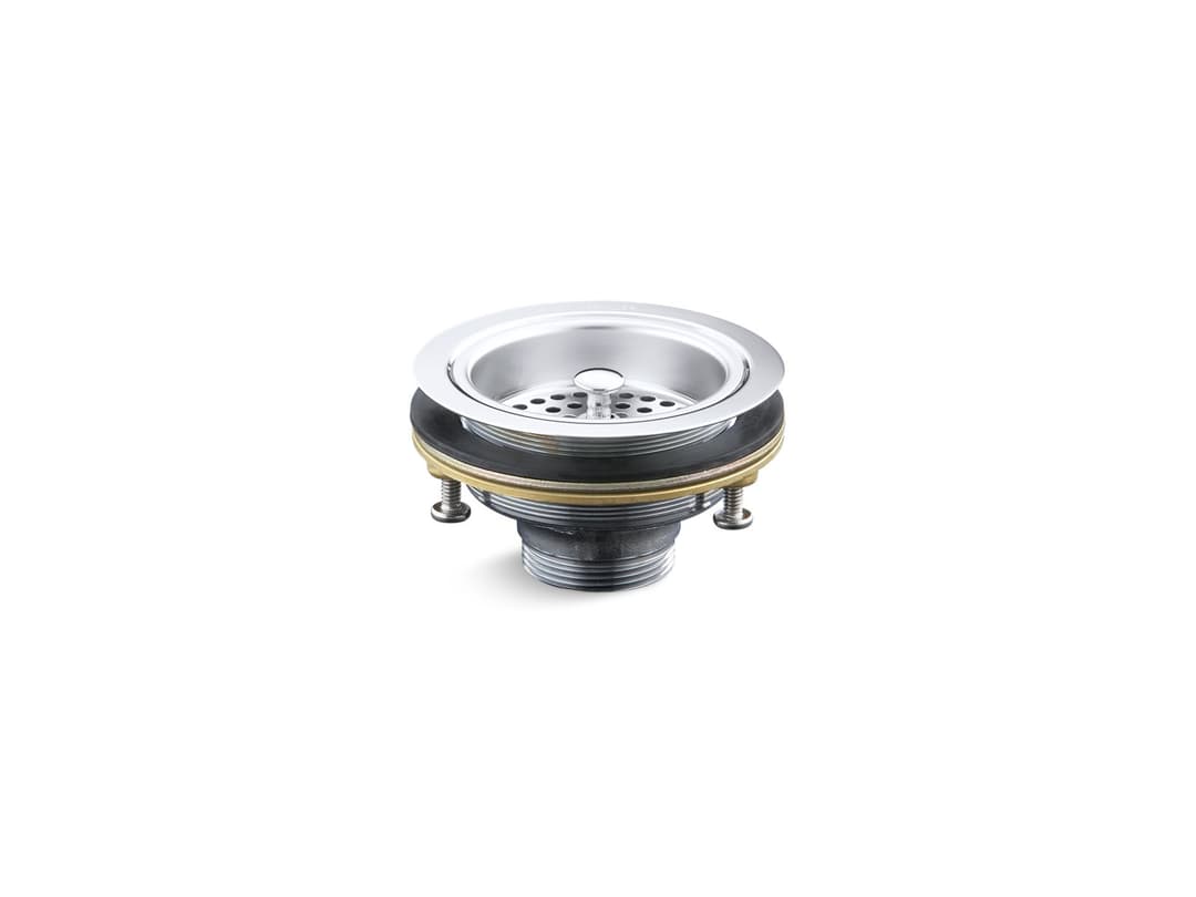 Kohler | Duostrainer | Kitchen Sink Basket Strainer - Polished Chrome by Kohler