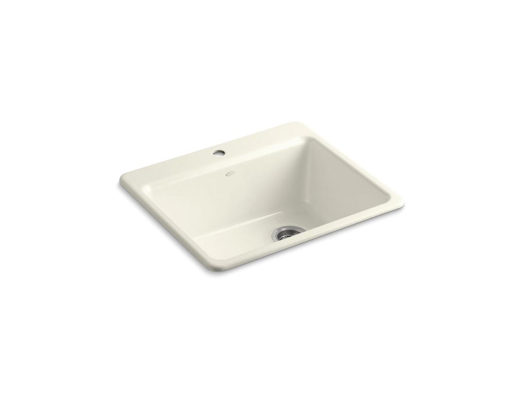 Kohler | Riverby | Drop In Kitchen Sink - Biscuit by Kohler