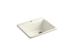 Kohler | Riverby | Drop In Kitchen Sink - Biscuit - image 1