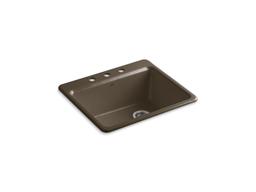 Kohler Riverby 25'' top-mount single-bowl kitchen sink - Sea Salt - image 3