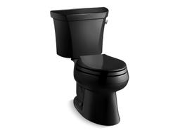 Kohler | Wellworth | Floor Mount Two Piece Toilet - Black - image 1