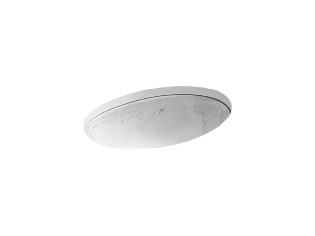 Empress BouquetE Vintage 24'' oval undermount bathroom sink