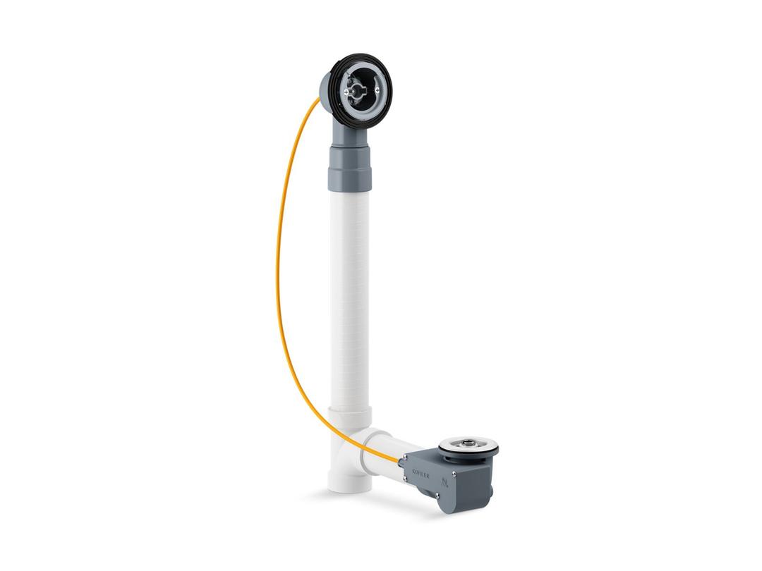 PureFloE Rough-in cable bath drain, PVC, 30'' cable with tubing by Kohler