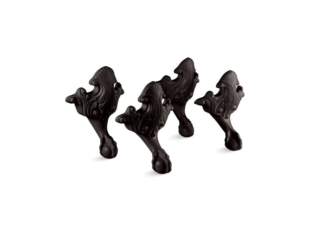 Iron Works HistoricE ball-and-claw feet - Iron Black by Kohler
