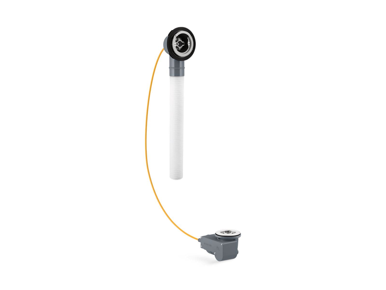 Kohler PureFlo™ Rough-in cable drain, PVC, 45" cable, less horizontal tube by Kohler