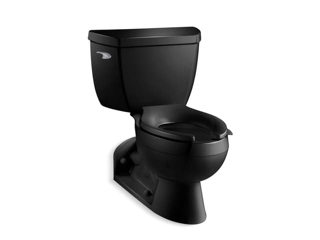 Kohler | Barrington | Floor Mount Two Piece Toilet - Black