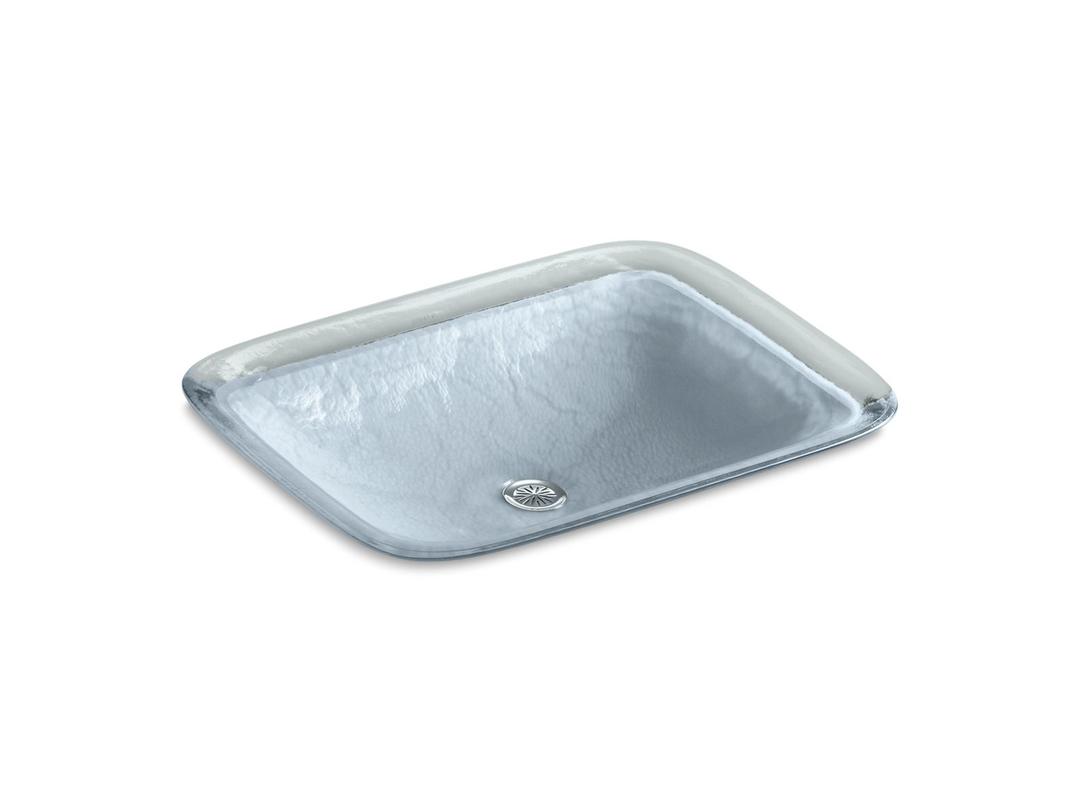 Kohler Inia 20-3/4'' rectangular drop-in bathroom sink, no overflow - Opaque Dusk by Kohler