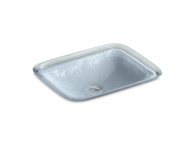 Kohler Inia 20-3/4'' rectangular drop-in bathroom sink, no overflow - Opaque Dusk