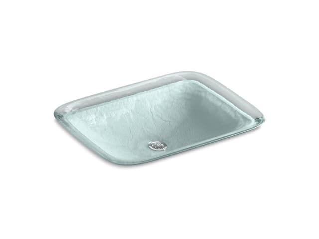 Kohler Inia 20-3/4'' rectangular drop-in bathroom sink, no overflow - Opaque Doe