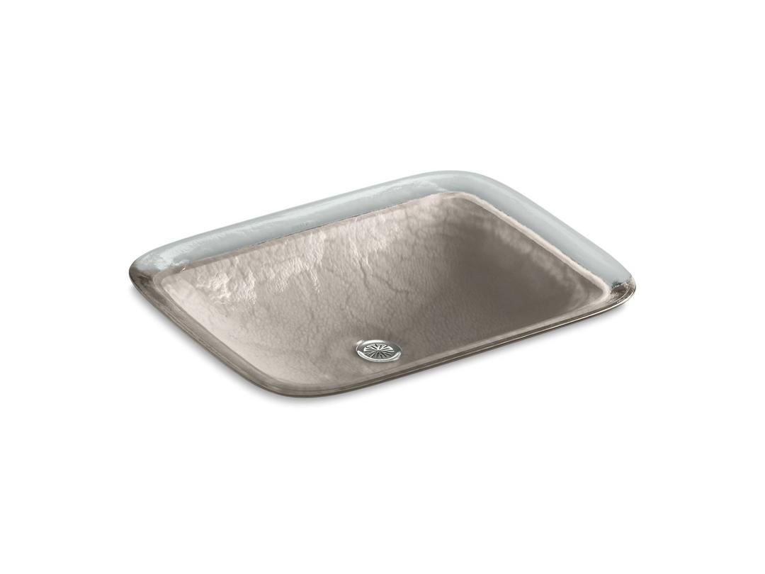 Kohler Inia 20-3/4'' rectangular drop-in bathroom sink, no overflow - Opaque Doe by Kohler