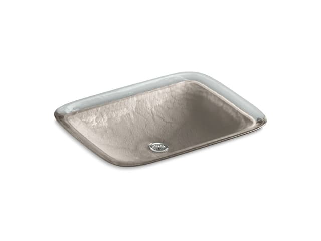 Kohler Inia 20-3/4'' rectangular drop-in bathroom sink, no overflow - Opaque Doe