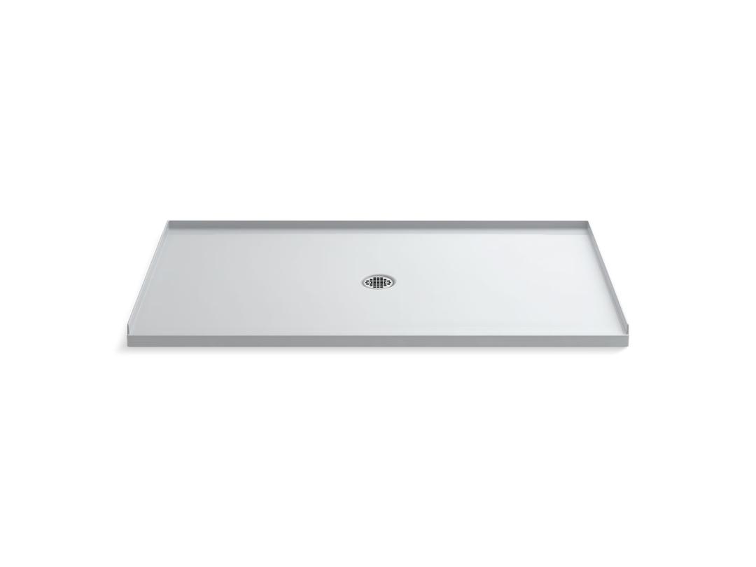 Ballast 66'' x 36'' alcove shower base, center drain by Kohler