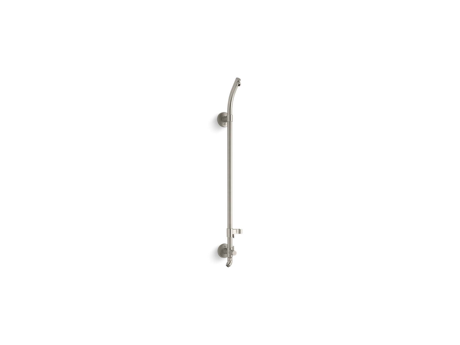 Kohler HydroRail-S Bath/shower column - Vibrant Brushed Nickel by Kohler