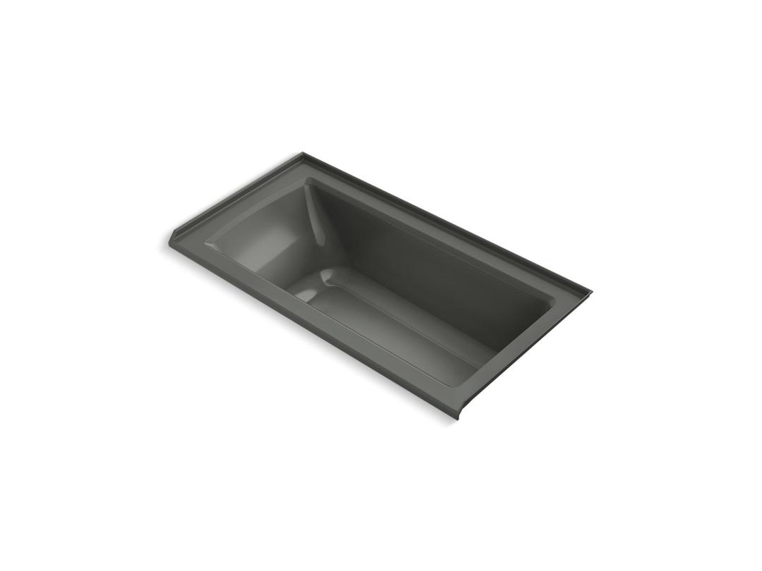 Archer 60'' x 30'' alcove bath with integral flange and right-hand drain by Kohler