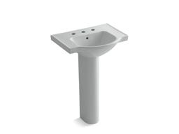 Veer 24'' rectangular pedestal bathroom sink - image 5
