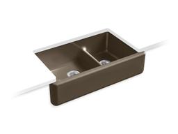 Kohler Whitehaven Smart Divide 35-3/4'' undermount double-bowl farmhouse kitchen sink - image 3