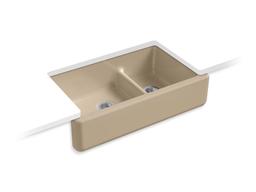 Kohler Whitehaven Smart Divide 35-3/4'' undermount double-bowl farmhouse kitchen sink - image 2