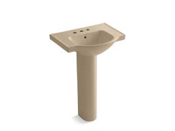 Veer 24'' rectangular pedestal bathroom sink - image 2