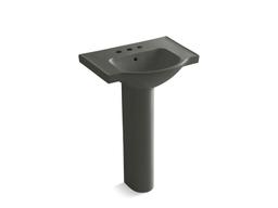 Veer 24'' rectangular pedestal bathroom sink - image 4