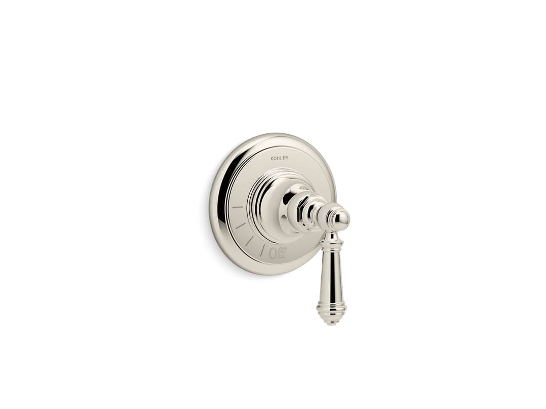 Kohler Artifacts MasterShower volume control valve trim with lever handle - Vibrant Polished Nickel by Kohler