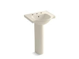 Veer 21'' rectangular pedestal bathroom sink - image 14