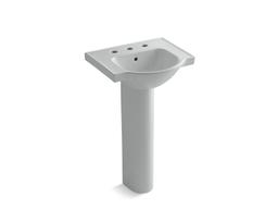 Veer 21'' rectangular pedestal bathroom sink - image 16