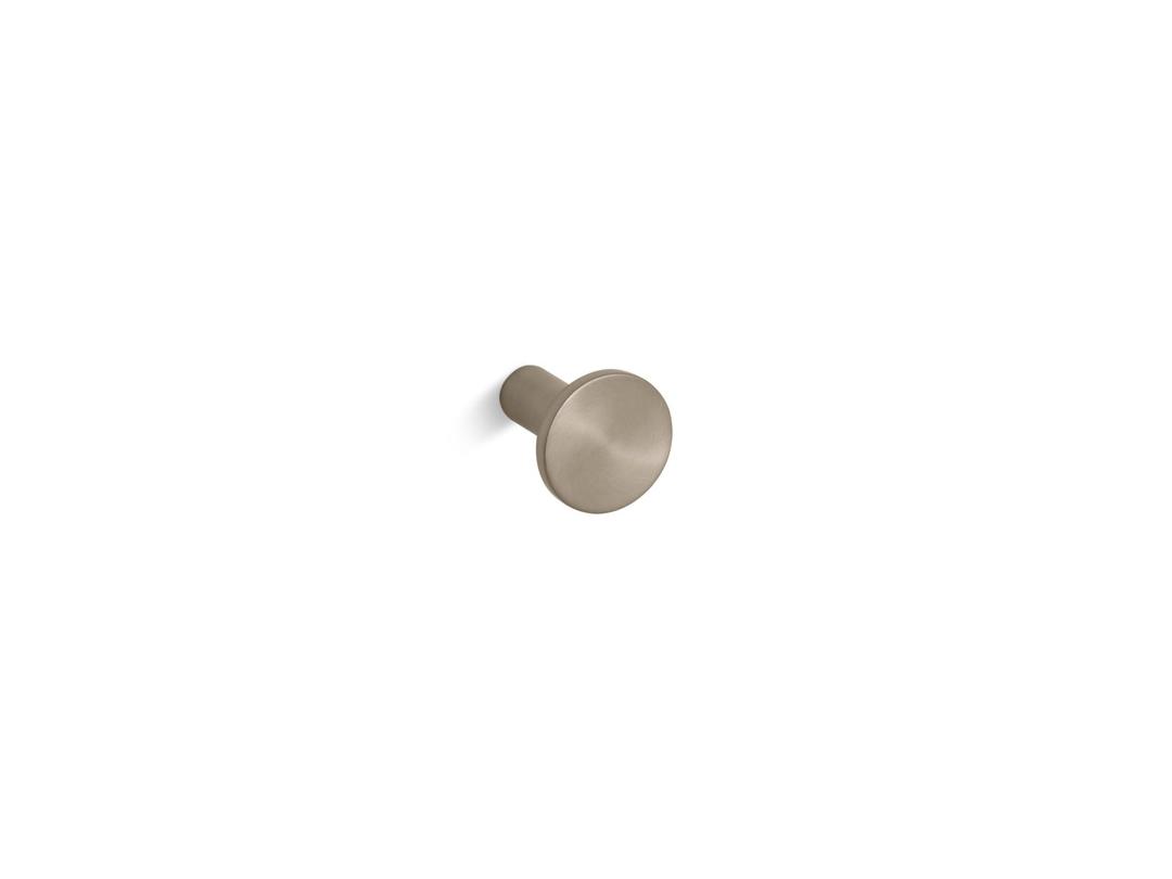 Kohler Purist Cabinet knob - Vibrant Brushed Bronze by Kohler