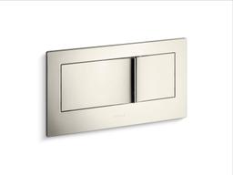 Kohler Veil Flush actuator plate for 2''x6'' in-wall tank and carrier system - Vibrant Polished Nickel - image 1