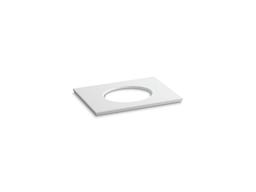 Kohler Solid/Expressions 31'' vanity-top with single Verticyl oval cutout - White Expressions - image 1