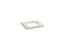 Kohler Solid/Expressions 25'' vanity-top with single Verticyl oval cutout - White Expressions - image 3