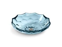 BrioletteE 17-1/2'' round vessel bathroom sink, no overflow - Translucent Stone - image 3