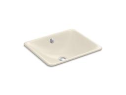 Kohler Iron Plains 18-1/2'' rectangular drop-in/undermount bathroom sink - White - image 4