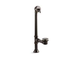 Iron Works Decorative 1-1/2'' adjustable pop-up bath drain for 5' whirlpool with tailpiece - Polished Chrome - image 2