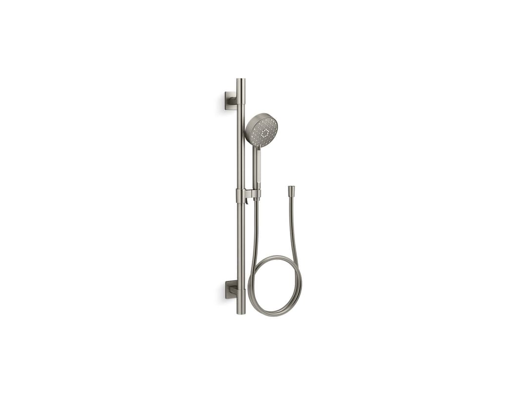 Kohler Awaken G110 30'' deluxe three-function handshower kit, 1.75 gpm - Vibrant Brushed Nickel by Kohler