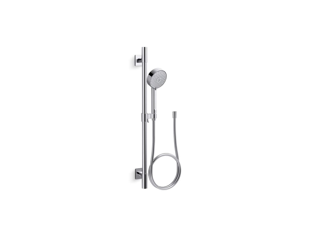 Kohler Awaken G110 30'' deluxe three-function handshower kit, 1.75 gpm - Polished Chrome by Kohler