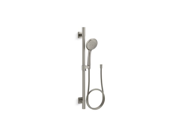 Kohler Awaken B110 30'' deluxe four-function handshower kit, 2.5 gpm - Vibrant Brushed Nickel