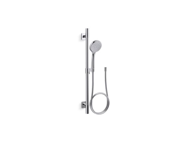 Kohler Awaken B110 30'' deluxe four-function handshower kit, 2.5 gpm - Polished Chrome