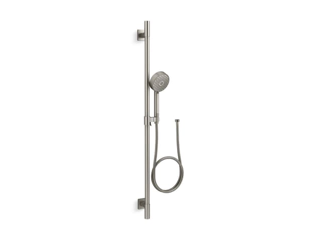 Kohler Awaken G110 42'' deluxe four-function handshower kit, 2.5 gpm - Vibrant Brushed Nickel