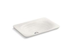 Kohler Derring Carillon 21'' rectangular drop-in bathroom sink, no overflow - Translucent White - image 1