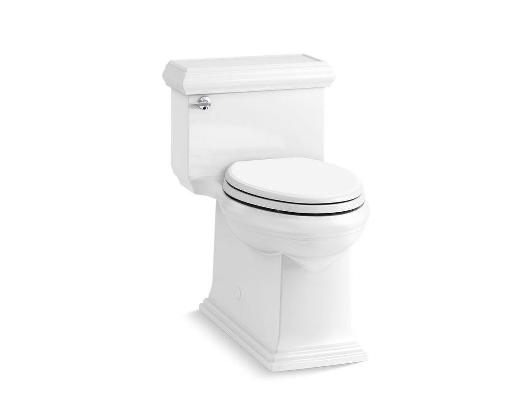 Memoirs Classic Comfort Height One-piece compact elongated 1.28 gpf chair height toilet with slow close seat by Kohler