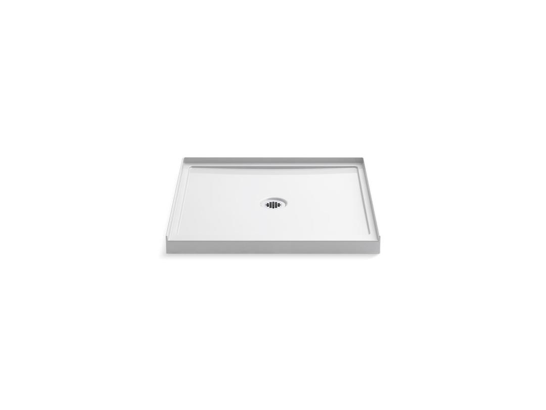 Kohler Rely 36'' x 34'' alcove shower base, center drain - White by Kohler